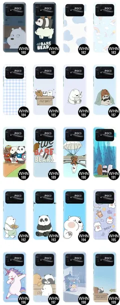 etui-do-xiaomi-poco-c40-case-bare-bears-top-wzory-funkcje-pochlanianie-wstrzasow