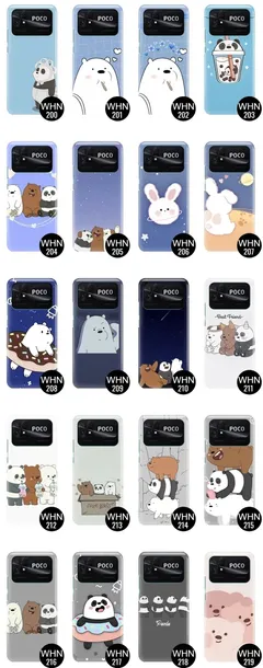 etui-do-xiaomi-poco-c40-case-bare-bears-top-wzory-waga-z-opakowaniem-0-01-kg