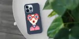 etui-matowe-blink-do-iphone-12-mini-kobieta-fun-3d-stan-nowy