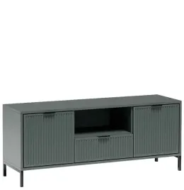 zielona-szafka-rtv-135-cm-stolik-pod-telewizor-frez-metalowe-nogi