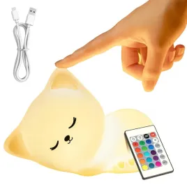 lampka-nocna-dla-dzieci-led-kotek-miekka-silikonowa-kolorowe-swiatlo-kot