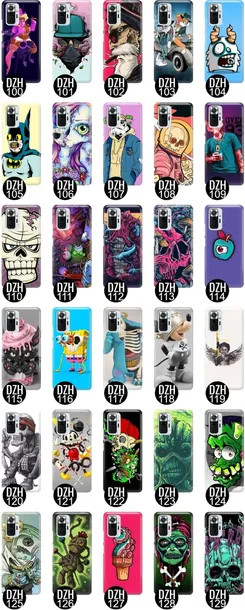 etui-do-xiaomi-redmi-note-10-pro-dziwne-mix-wzory-kolor-wielokolorowy