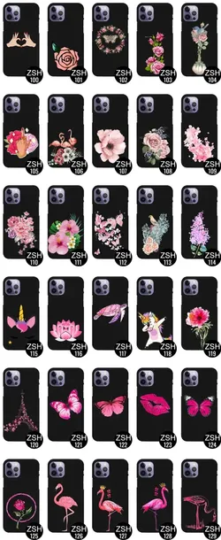 etui-matowe-czarne-do-iphone-14-pro-wiosenne-wzory-dedykowany-model-iphone-14-pro