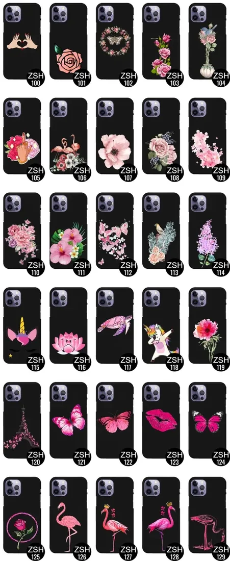 etui-matowe-czarne-do-iphone-14-pro-wiosenne-wzory