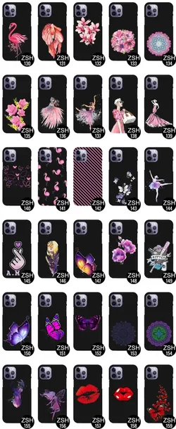 etui-matowe-czarne-do-iphone-14-pro-wiosenne-wzory-przeznaczenie-apple
