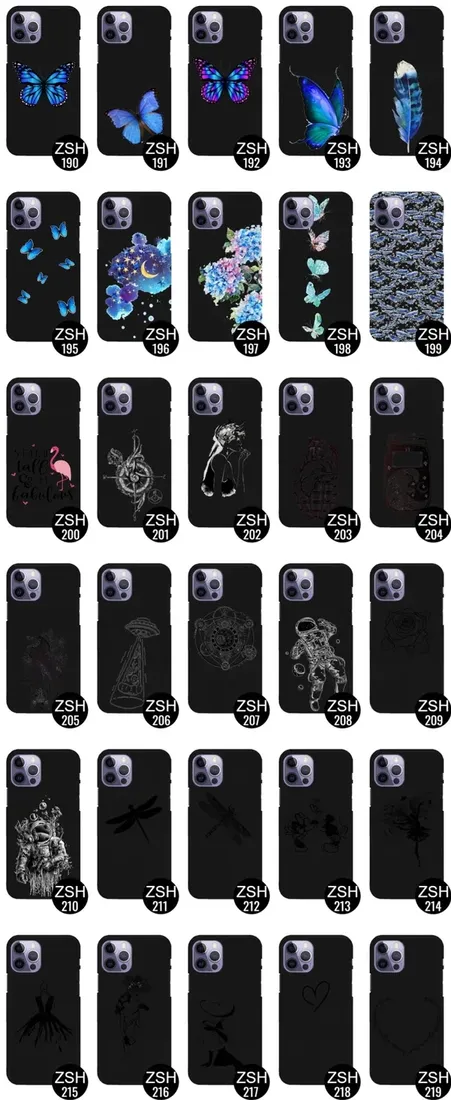 etui-matowe-czarne-do-iphone-14-pro-wiosenne-wzory