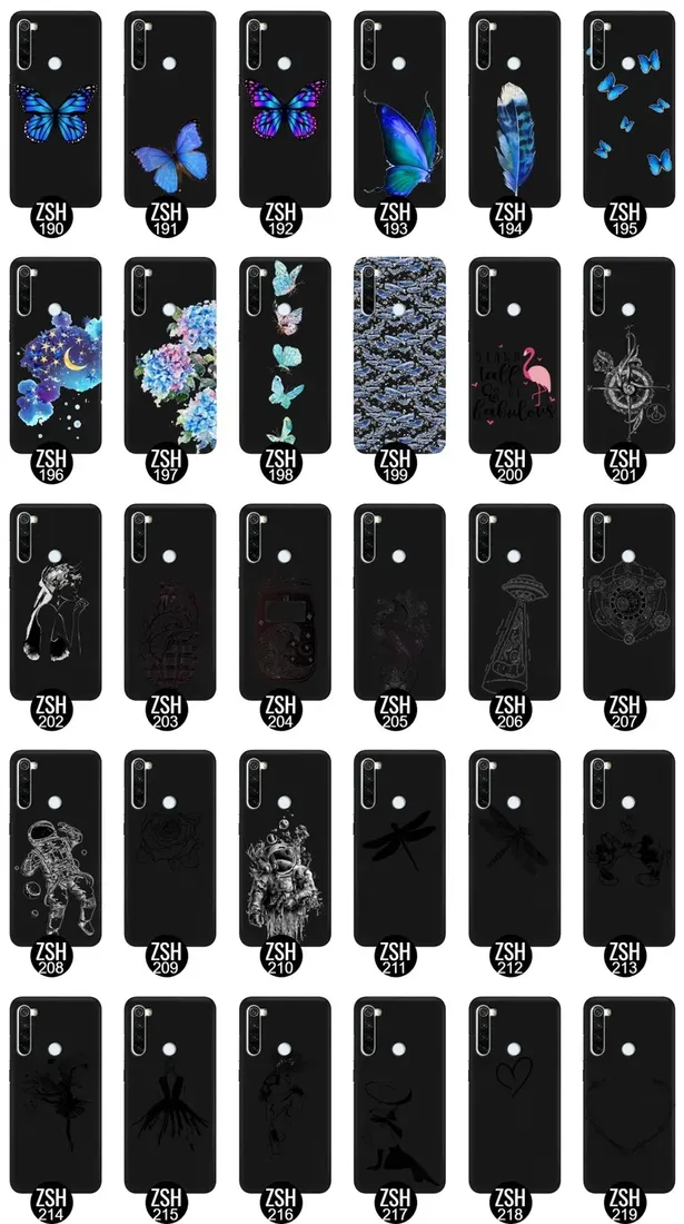 etui-matowe-czarny-do-xiaomi-redmi-note-8t-wzory