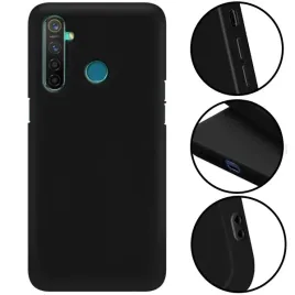 etui-matowe-czarne-do-realme-5-case-smooth-obudowa