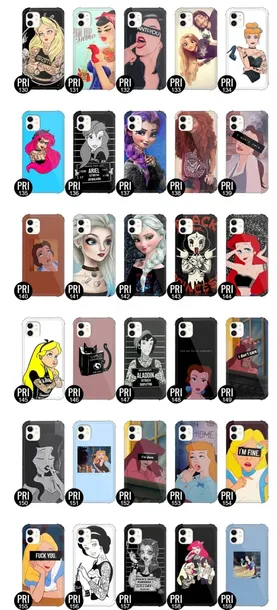etui-antishock-do-iphone-11-hard-princess-wzory-kolor-wielokolorowy