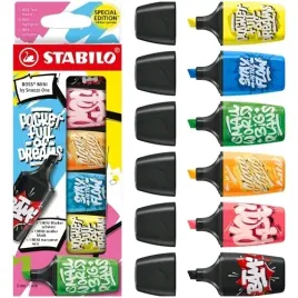 zakreslacze-stabilo-boss-mini-by-snooze-one-markery-zestaw-6-kolorow