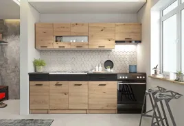 zestaw-kuchenny-alina-240-cm-dab-artisan-czarny-mat-halmar