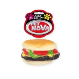 zabawka-burger-hamburger-pet-nova-9cm-gryzak-pies-piszczy-guma-dzwiek