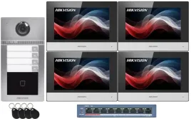 wideodomofon-domofon-wideo-hikvision-4-lokatorski-villa-czytnik-breloki