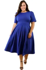 sukienka-rozkloszowana-szafir-na-wesele-koktajlowa-plus-size-42-44