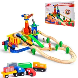 kolejka-drewniana-z-dzwigiem-80el-pociag-auta-tor