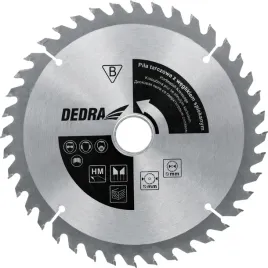 dedra-h16016-pila-tarczowa-widia-z-weglikiem-160x20mm-16z