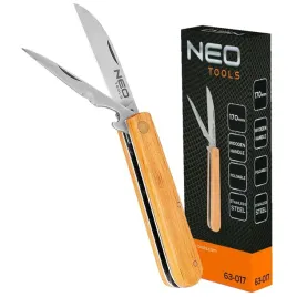 neo-63-017-noz-monterski-ze-szpikulcem-170mm-drewniana-rekojesc