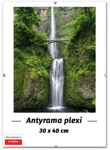 ANTYRAMA 30x40 cm RAMKA PLEXI 40x30 NA PLAKAT, ZDJĘCIA, DYPLOM