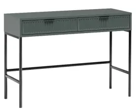 zielona-toaletka-110-ryflowane-fronty-metalowe-nogi-konsola
