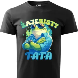 koszulka-t-shirt-czarna-prezent-na-dzien-ojca-zajebisty-tata-rozmiar-l