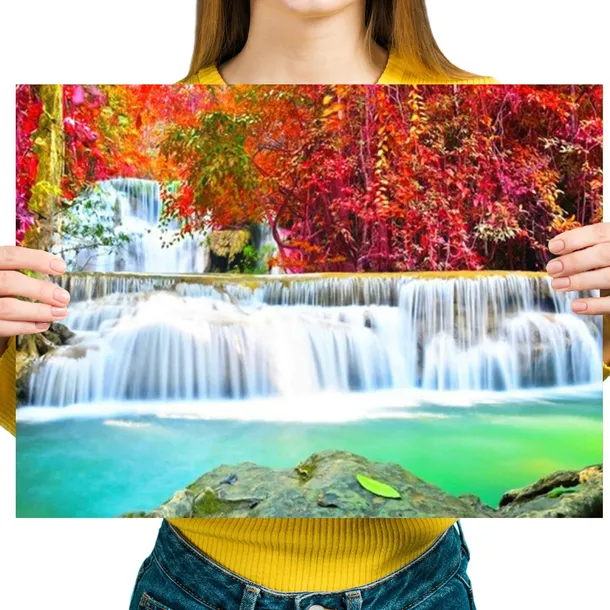 HAFT DIAMENTOWY Diamond Painting Mozaika Diamentowa 5d Dla Dzieci Natura