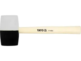 yato-4605-mlotek-gumowy-czarno-bialy-z-drewnianym-trzonkiem-980-g