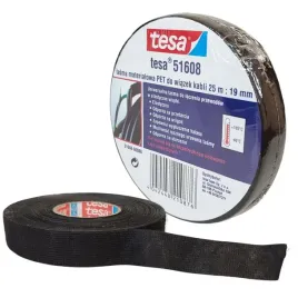 tasma-materialowa-klejaca-pet-do-kabli-25m-x-19mm-czarna-samochodowa-tesa