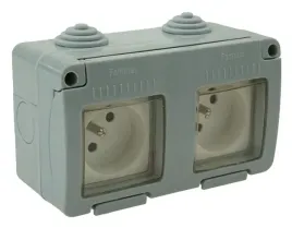 podwojne-gniazdo-sieciowe-250v-16a-natynkowe-wodoszczelne-ip55-famatel