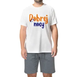 pizama-meska-bawelniana-krotki-rekaw-spodnie-zabawne-dobrej-nocy-wzory-l