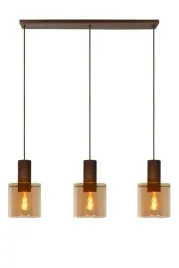 lampa-wiszaca-potrojna-brazowa-szklane-klosze-listwa-100-cm-nad-stol-lucide