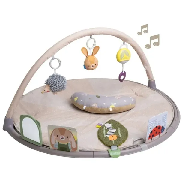 TAF TOYS Mata edukacyjna z pałąkami aktywności dla niemowląt Tummy Time