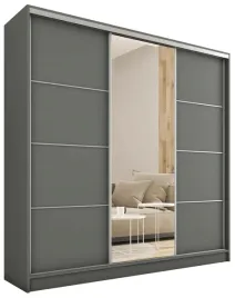 szafa-przesuwna-z-lustrem-top-200-cm-szuflady-polki-drazki-grafit
