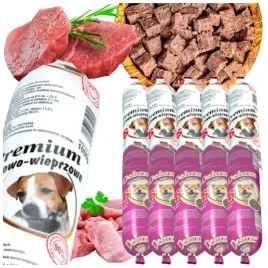 karma-dla-psa-mokra-baton-mieso-90-85percent-mix-smakow-as-lsniaca-siersc-10x1kg