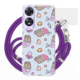 etui-sliwkowy-sznurek-do-oppo-a78-5g-case-quick-szary-kotek-mix-wzorow