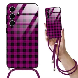 etui-crossglam-do-samsung-s24-5g-case-szklane-cover-kratka-sliwkowy-sznurek