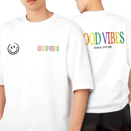 koszulka-meska-oversize-biala-good-vibes-wzory