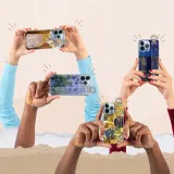 etui-pasek-do-iphone-14-pro-impresja-dali-wzory-stan-nowy