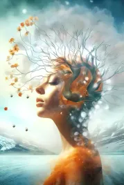 obraz-na-plotnie-scienny-canvas-do-salonu-kobieta-w-chmurach-100x70-cm