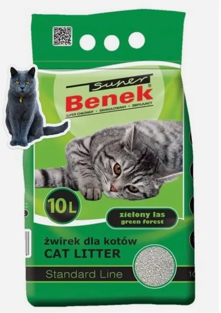 super-benek-zielony-las-10l-active-marka-super-benek-stan-nowy