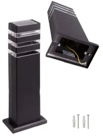 slupek-oswietleniowy-led-lampa-stojaca-aluminium-gu10-40cm-ip44-czarny