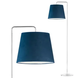 lampa-stojaca-podlogowa-welurowa-abazur-led-e27-granatowa-nowoczesna-modna
