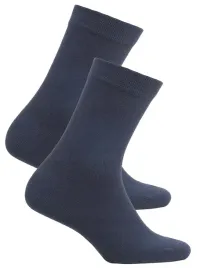 wola-skarpety-gladkie-dzieciece-grafit-33-35