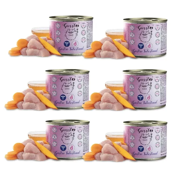 Gussto 6x200g Gastro dla kota problemy jelitowe