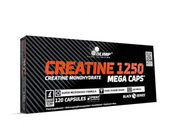 OLIMP KREATYNA CREATINE MEGA CAPS 1250mg MONOHYDRAT KREATYNY - 120 kapsułek