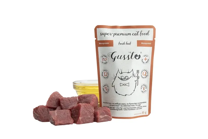 Gussto Fresh Beef 85g saszetka świeża wołowina