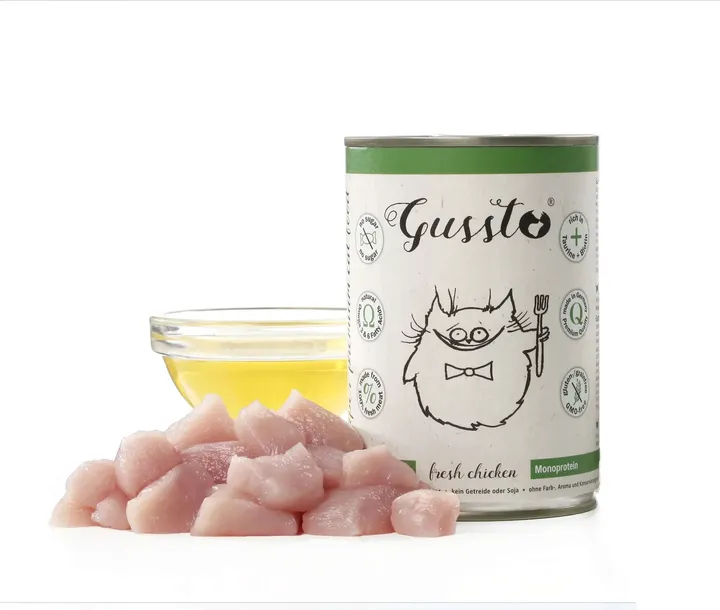 Karma dla kota GUSSTO ŚWIEŻY KURCZAK 6x 400G
