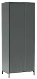 zielona-szafa-2d-80-cm-z-wieszakiem-i-polkami-ryfle-metalowe-nogi-link