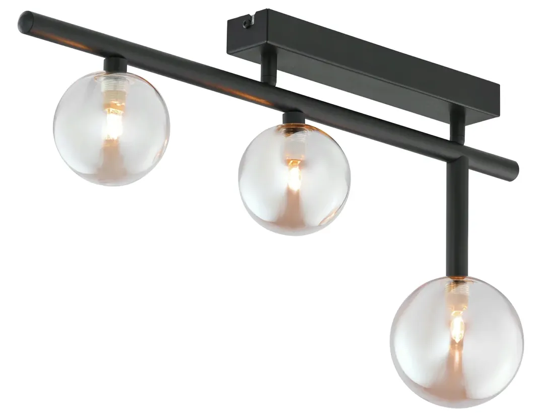 lampa-sufitowa-neptun-czarny-bursztynowy-szklane-klosze-3xg9-lampa-wiszaca