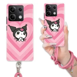 etui-rozowy-sznurek-do-xiaomi-redmi-note-13-5g-obudowa-kuromi-anime-wzory