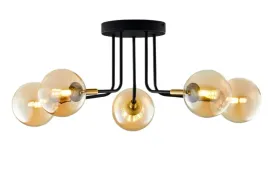 lampa-sufitowa-burano-czarny-bursztynowy-szklane-klosze-5xg9-lampa-wiszaca